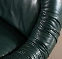 Baxter – chaise pivotante en cuir italien Simple, meuble de salon, chambre à coucher, bureau