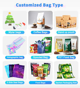 Sacs d'emballage alimentaire personnalisés zip-lock en mylar pochette debout stratifiée brillante avec impression numérique pour biscuits, bonbons, aliments pour animaux domestiques - Product Image 6