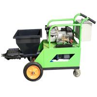 Machine à projeter le ciment et le mortier électrique diesel multifonctionnelle, machine à projeter le ciment automatique pour le mortier