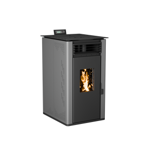 Estufa de <span class=keywords><strong>pellets</strong></span> de acero para interiores independiente moderna PANSEE, diseño sin humo para <span class=keywords><strong>chimenea</strong></span> con Control remoto para uso en sala de estar y cocina - Product Image 3