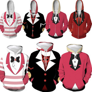 Gros Nouveau Hazbin Hôtel Personnage De Dessin Animé Cosplay <span class=keywords><strong>Cos</strong></span> Pour Hommes Femmes Enfants Anime Sweat À Capuche Sweat - Product Image 1