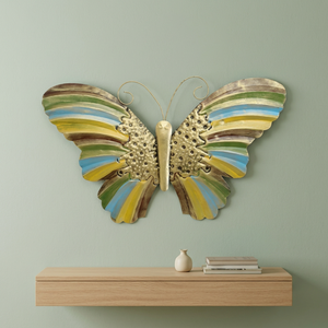 Papillon métal décoration murale haute qualité beau décor à la maison suspendu mur Art métal en laiton aluminium fer Art - Product Image 6