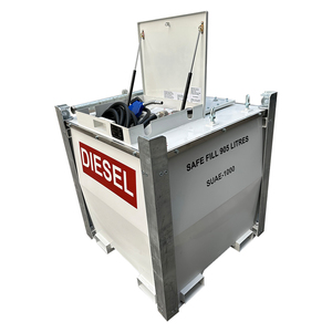 Estação de Abastecimento Móvel de 1000L com Tanque de Combustível e Dispensador Automático de Medição, Equipamento de Armazenamento de <span class=keywords><strong>Diesel</strong></span>, Venda Quente na Austrália - Product Image 1