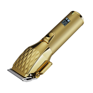 เครื่องโกนหนวดไร้สายแบบมืออาชีพ ตัวเครื่องโลหะ ชาร์จไฟได้ พร้อมจอ LCD และควบคุมผ่านแอปพลิเคชัน สำหรับโกนและตกแต่งทรงเครา - Product Image 4