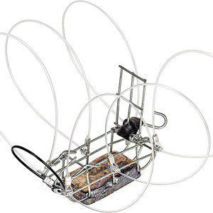 crab snare fishing pole AirFly 6-Loop 5oz for Poles: Perfect for Catching Dungeness, Rock, and Blue Crabs, Made in The USA durability components that provide the power and strength needed to tackle strong currents and heavy water movement P-Line weighted crab snare rig