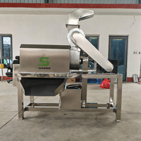 SAIDASHI Ananas Pulper en Sapmachine, Sap- en Vruchtvlees Extractiemachine, Vruchtvlees Extractor voor Sap 500kg/u