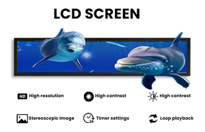 หน้าจอแสดงผลในบาร์จอ LCD ขนาด47.6นิ้วสำหรับโฆษณา - Product Image 4