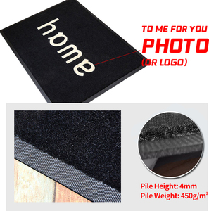 Logo <span class=keywords><strong>personnalisé</strong></span> paillassons d'entrée en caoutchouc extérieur <span class=keywords><strong>tapis</strong></span> de sol <span class=keywords><strong>tapis</strong></span> de pied en nylon imprimé conception personnelle <span class=keywords><strong>tapis</strong></span> Logo paillasson intérieur pour la maison - Product Image 4