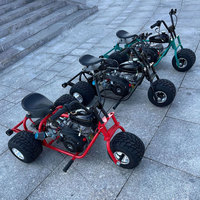 FRANFUN Garantía de Calidad, Mini Trike de Gasolina de 212cc, 45KM/H, Alta Velocidad, Karts de Derrape, Motocicleta Compacta de 3 Ruedas