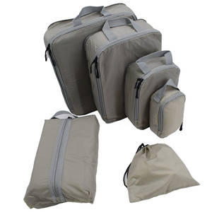 Evercredit Cubi per l'Organizzazione dei Bagagli Personalizzabili con Logo, Economici, in Nylon, Impermeabili, Antistrappo, con Chiusura a Cerniera per <span class=keywords><strong>Facile</strong></span> Trasporto in Viaggio - Product Image 5