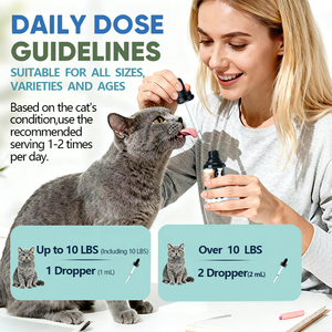 Жидкая добавка для животных от кашля (ветеринарная формула) для собак и кошек, капли от кашля с листьями мультивита и корнем земляного волокна - Product Image 5