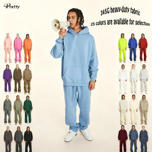 2025 nouveauté personnalisé automne Style américain couleur unie décontracté et ample taille Extra-large sweat à capuche ajoutant polaire - Product Image 4