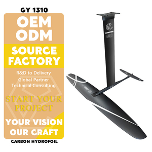 GY 1310 Tabla de surf de aluminio y carbono con aleta para surf de olas, paddle pumping, efoil, wingfoil, kitesurf y hydrofoil - Product Image 1