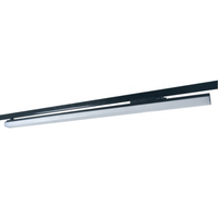 Lampu Sorot Linear LED Modern Hitam Aluminium RONSE Commercial 30W Anti-Silau CRI80/90 Dapat Diredupkan dengan Sudut Sinar 110° untuk Toko