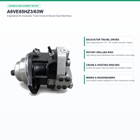 Moteur hydraulique A6VE65HZ3/63W, moteur à pistons variables à branchement direct, fabriqué en usine, pour machines lourdes