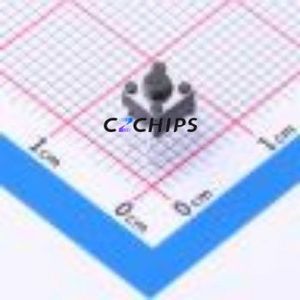 HX TS4538CJ 250gf 009 Tactile Switch Through hole-4P,4.5x4.5mm Switch Single Pole Single Throw Round Button 2.5N Through Hole - Product Image 1