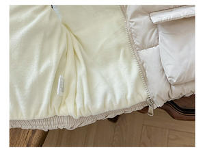 Automne hiver enfants gilet pour garçons et filles couleur unie laine d'agneau coton vêtements d'extérieur en Style coréen gilet - Product Image 6