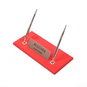 Desk <b>Name</b> <b>Tag</b> With Manager Pen Set & Pen Set Base - Product Image 5