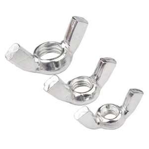 Noce di blocco ad ala rapida DIN316 dado a mosca con 5/32 "filo personalizzato M6 zincato fabbrica di dadi - Product Image 1