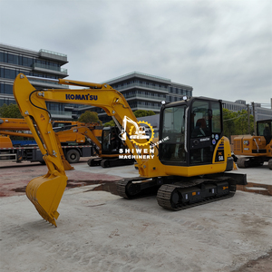 Excavadora Komatsu pc58 de la marca japonesa, año 2020, con motor Komatsu 4D88E-7 y cuchilla dozer para agricultura y construcción, modelos pc35, pc45, pc55. - Product Image 4