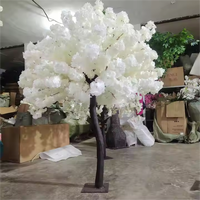 OH ARTS Arbre artificiel de fleurs de cerisier en soie rose Sakura, décoration de mariage, centre de table intérieur/extérieur, fleur artificielle