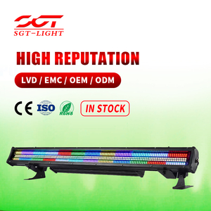 Barre lumineuse LED SGT étanche IP65, 672 LED RGB, 112 LED blanches, projecteur mural à pixels, lumière stroboscopique DMX512 pour DJ et clubs - Product Image 1