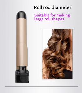 Fer à boucler sans fil professionnel rotatif en céramique électrique PTC portable à <span class=keywords><strong>petit</strong></span> diamètre pour cheveux fins - Product Image 5