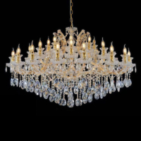 Lustres en cristal Maria Theresa de JYLIGHTING, décoration de hall d'hôtel européen, lampes suspendues de luxe pour salon de villa