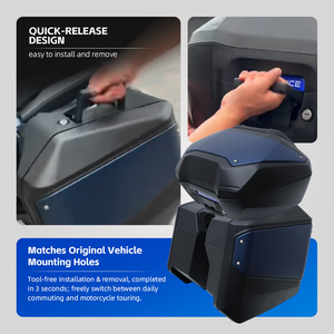 Juego de Tres Maletas para Motocicleta: Caja Trasera de 50L, Caja Lateral Izquierda de 33L y Caja Lateral Derecha de 26L, Compatible con Honda NSS750 <span class=keywords><strong>Forza750</strong></span> - Product Image 5