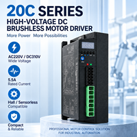 Contrôleur de moteur sans balais professionnel AC220V 5.5A PWM à boucle fermée, protection multiple, sortie 750W-1100W, affichage LED