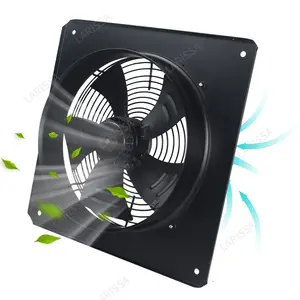 AC 16-Inch 400mm Aire acondicionado unidad externa ventilador axial de refrigeración 380V Industria Eliminación de humo Ventilación ventiladores de flujo axial