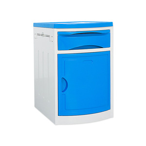 Kareway Medical Bedside Cabinet Blue ABS <b>Storage</b> <b>Unit</b> For Hospital And Nursing Home Use - Product Image 5
