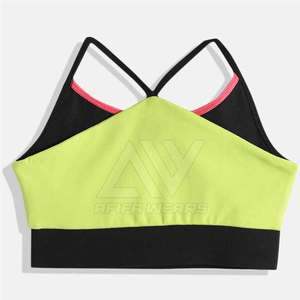 Sujetador deportivo transpirable de secado rápido de alta calidad, sujetador corto de un hombro para Fitness, gimnasio, Yoga, correr, forro de Spandex, recién llegado, Pakistán - Product Image 2