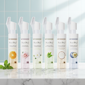 <span class=keywords><strong>Mousse</strong></span> nettoyante visage 200 ml à la vitamine C et aux acides aminés, nettoyage en profondeur des pores, démaquillant doux, non desséchant, lavage quotidien du visage - Product Image 1