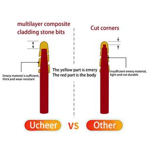 الرخام لقم نحت الماس الجرانيت حجر لقم نحت القاطع أدوات الكمبيوتر المغزل موتور نحت الحجر Rongfu 10 مللي متر 12 مللي متر - Product Image 2