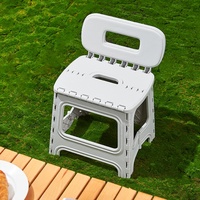 Chaise pliante en plastique soigneusement sélectionnée pour la maison, dossier moderne et minimaliste, tabouret de dortoir étudiant tendance