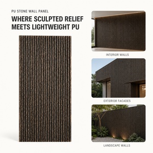 Panel de Pared de Piedra Artificial de Poliuretano Ligero para Decoración Interior y Exterior Moderna - Product Image 4