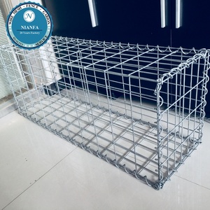 Mạ kẽm hàn <span class=keywords><strong>gabion</strong></span> hộp <span class=keywords><strong>2</strong></span>*<span class=keywords><strong>1</strong></span>*<span class=keywords><strong>1</strong></span> sông ngân hàng malla soldada gabione với hình dạng lỗ vuông - Product Image 2