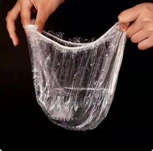 food grade disposable food cover plastic wrap elastic clear wrap for kitchen