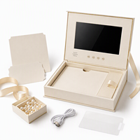 Boîte cadeau vidéo LCD personnalisée avec écran numérique pour mariage, événement, souvenir, emballage promotionnel
