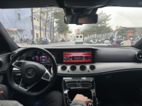 Autoradio multimédia pour Benz Classe E W213 2016-2023 avec double écran 21 pouces IPS, Android Auto, CarPlay sans fil, DSP et GPS