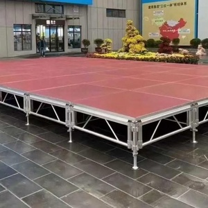 Plataforma de Actuación Personalizada de Aleación de Aluminio para Conciertos, DJ y Eventos, Estructura de Truss para Exteriores, Soporte Ensamblado, <span class=keywords><strong>Precio</strong></span> de Fábrica, Venta al por Mayor - Product Image 2