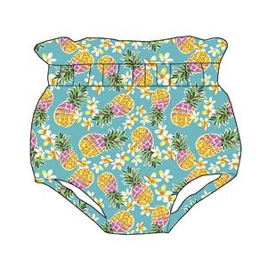 Shorts à volants à taille haute pour filles de 8 ans, imprimé floral papillon rose pour bébés et enfants - Product Image 5