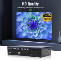 Precio de fábrica Receptor digital señal estable interior gratis TV canal de fútbol MPEG4 H264 HD 1080p Receptor de TV decodificador