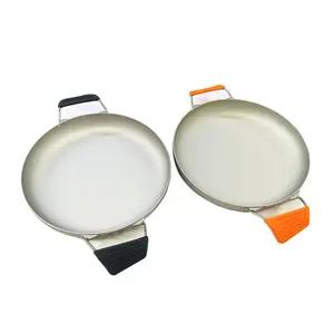 Không dính Hợp kim nhôm cắm trại đồ nấu nướng Frying Pan Skillet cho cắm trại và backpacking bếp