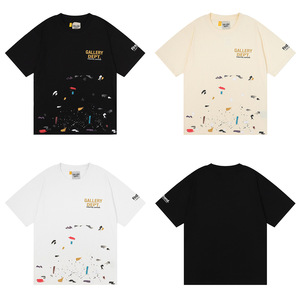 T-shirt Unisex a Maniche Corte Stile Basic GALLERY DEP, Streetwear Americano, con Logo Classico, per Commercio Estero all'Ingrosso - Product Image 4
