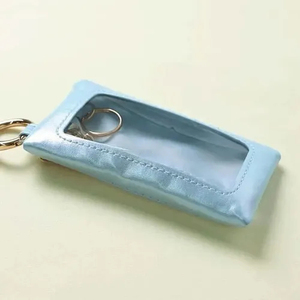 Color color design zipper <b>small</b> key case <b>wallet</b> PVC+synthetic leather material daily <b>wallet</b> - Product Image 4