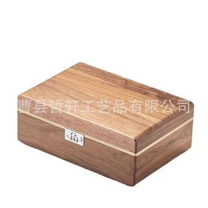Wooden Jewelry <b>Storage</b> Box Double Layer With Drawer For <b>Rings</b> Necklaces Bracelets And Watches Gift Box Solid Color Rectangle - Product Image 4