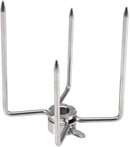 Xách tay <span class=keywords><strong>BBQ</strong></span> phụ kiện Hàn gà chịu nhiệt nướng Rotisserie thịt dĩa cho cắm trại & Than Gà <span class=keywords><strong>BBQ</strong></span> - Product Image 5