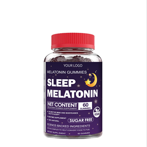 Gomitas de Melatonina Natural OEM, Fórmula Vegana Sin Azúcar para Calmar <span class=keywords><strong>la</strong></span> <span class=keywords><strong>Mente</strong></span>, Relajar el Cuerpo y Promover un Sueño Reparador - Product Image 1